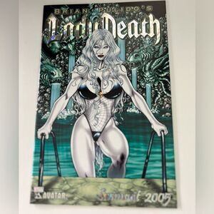 RARE Lady Death 2005 Swimsuit Foil Brian Pulido’s COA Avatar Comics